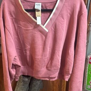 PINK Victoria's Secret Rose V-Neck Top